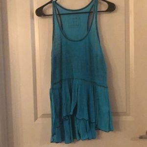 Free People We the Free Teal Racer Back Tank